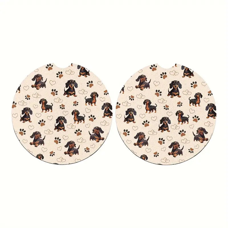 Coasters for car cup holders