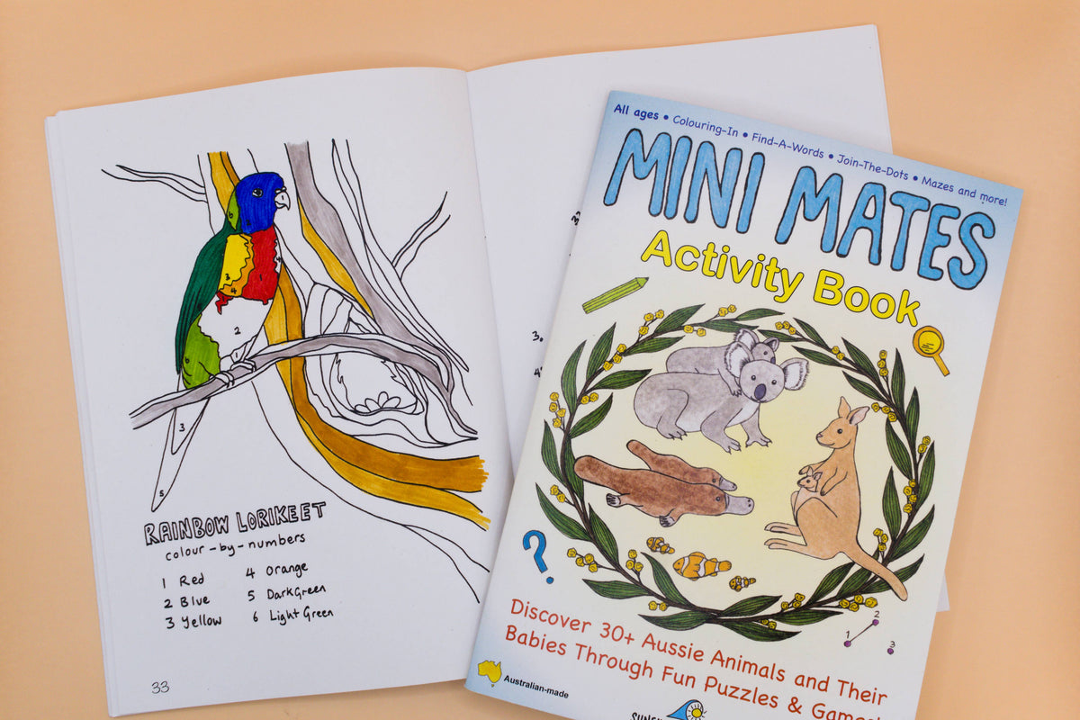 Australian Activity Book | All Ages Puzzle & Colouring Book
