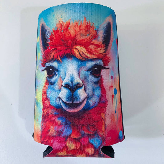 Alpaca Quote Flat Stubby Holder Cooler