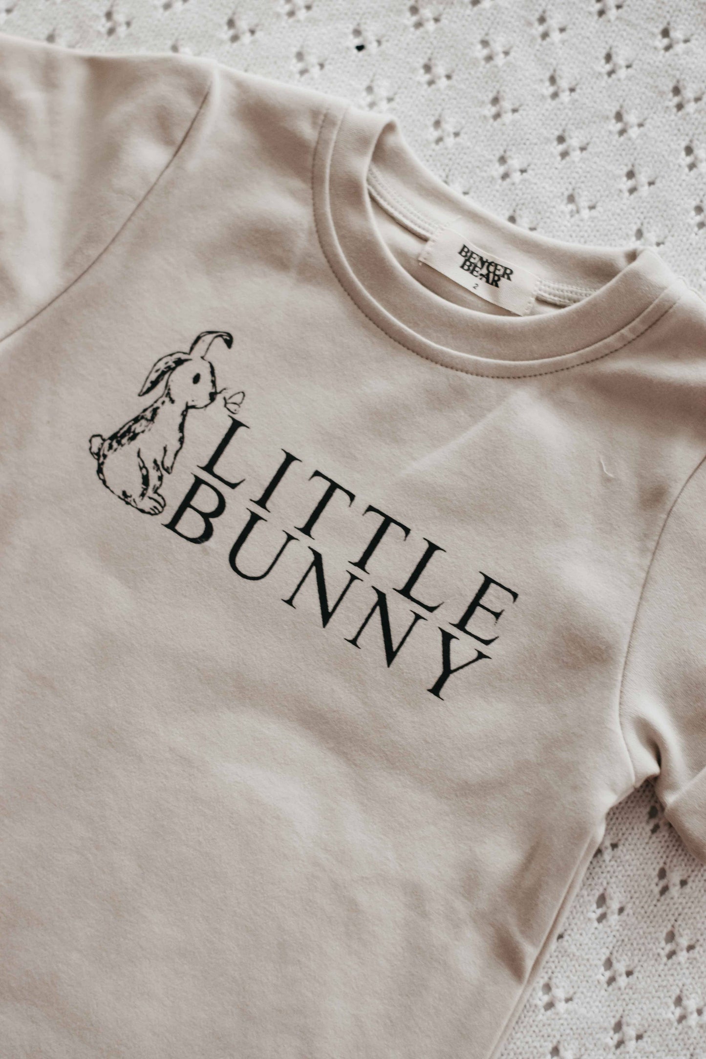 Tee: Little Bunny (Text): 0