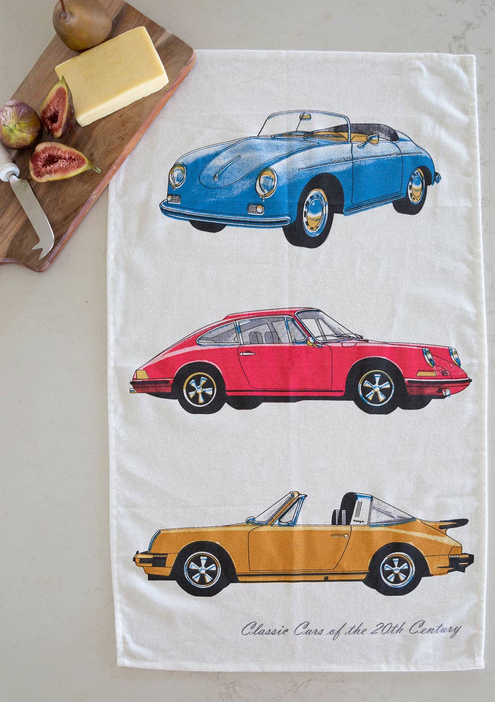 Tea Towel - Classic Cars Porsche