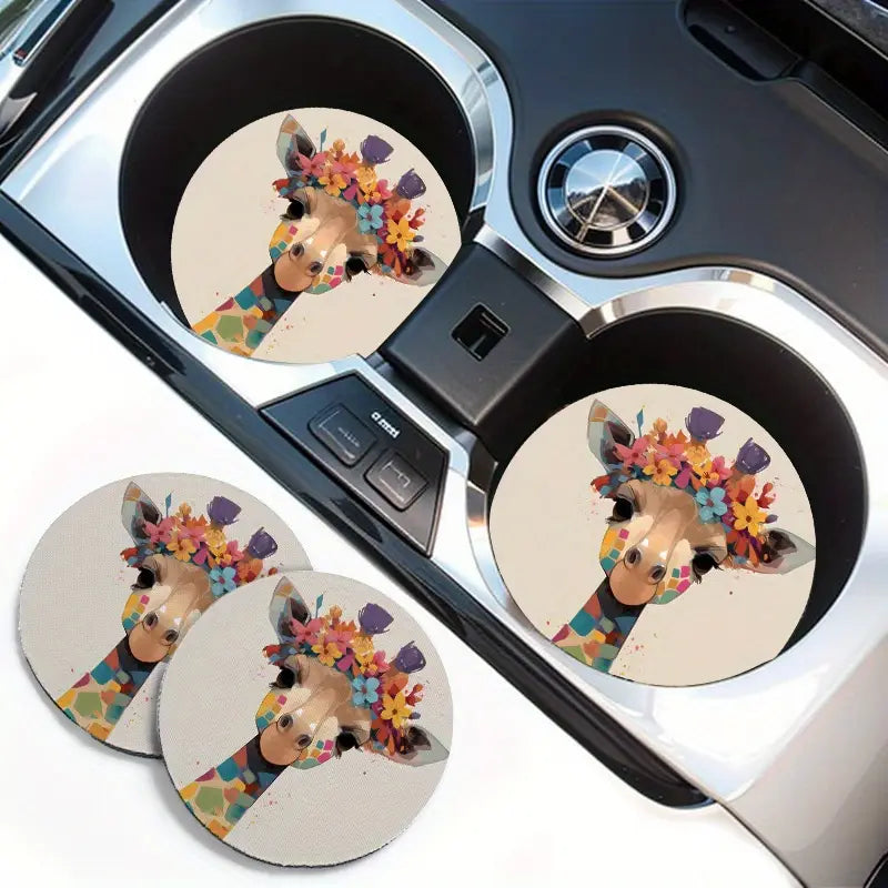 Coasters for car cup holders