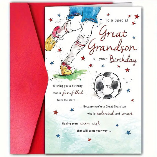 Birthday Card For Great Grandson