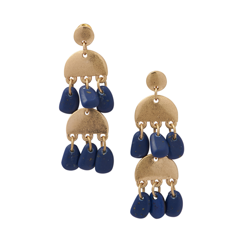 Multi Tumble Drop Earrings