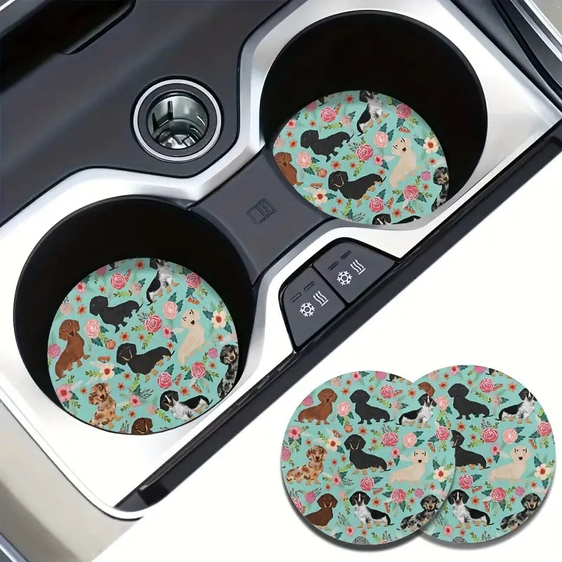 Coasters for car cup holders