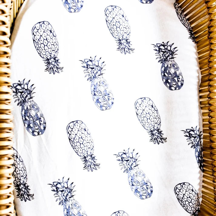 Fitted Jersey Cotton Bassinet Sheet/Change Table Cover