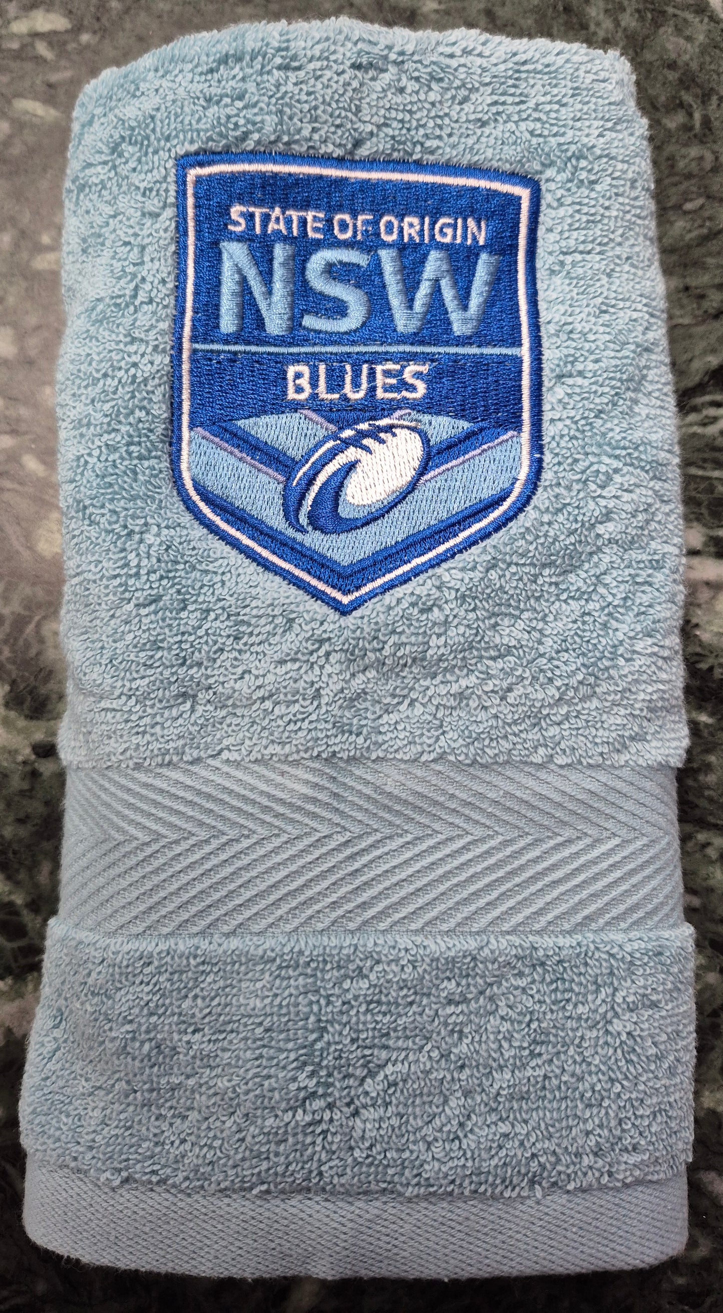 Embroidered Hand Towels - Footy