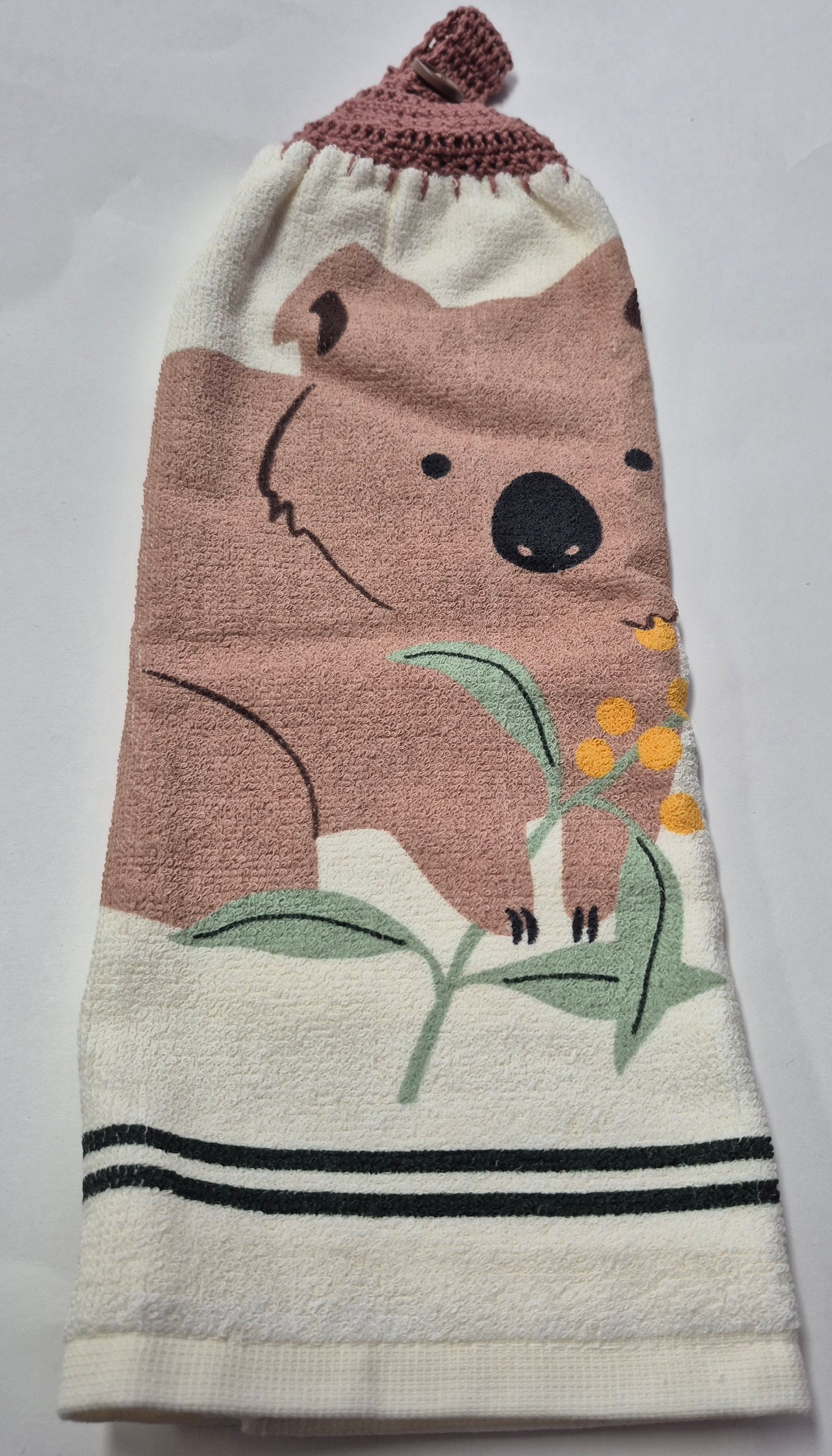 Printed Kitchen hand towels - Double - Australian Designs