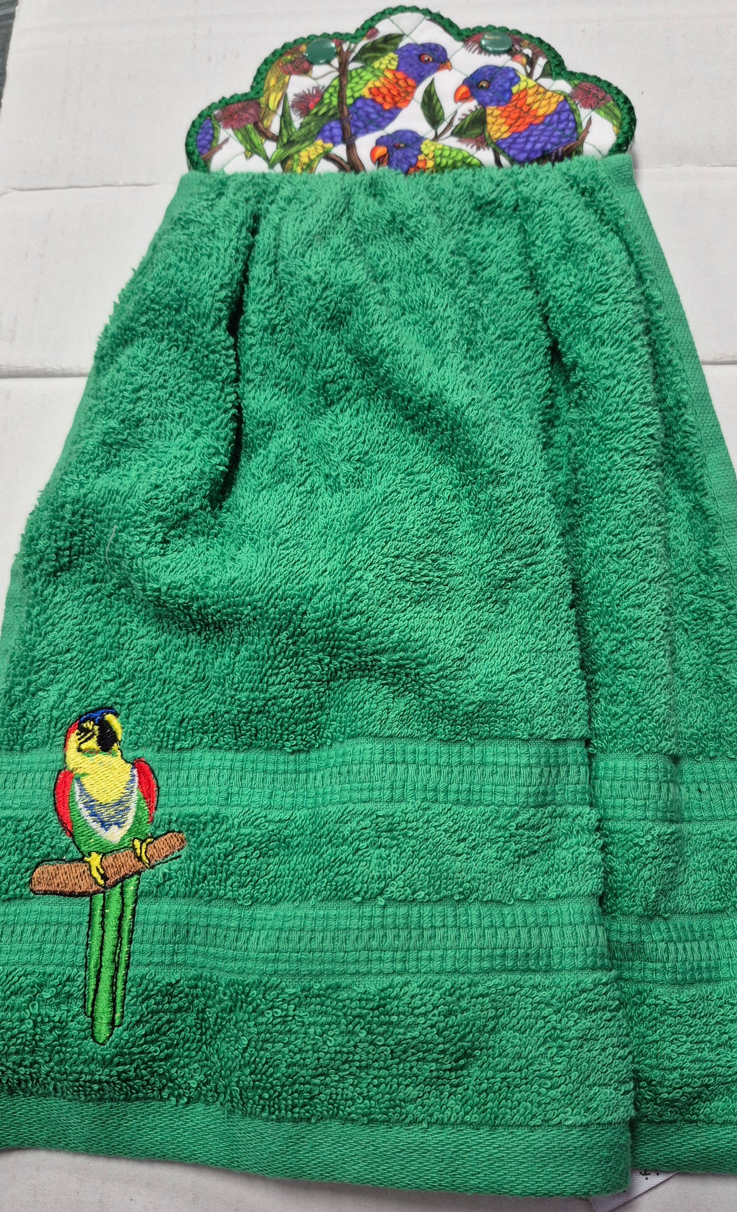 Quilted Top Hand Towels - Double Thickness