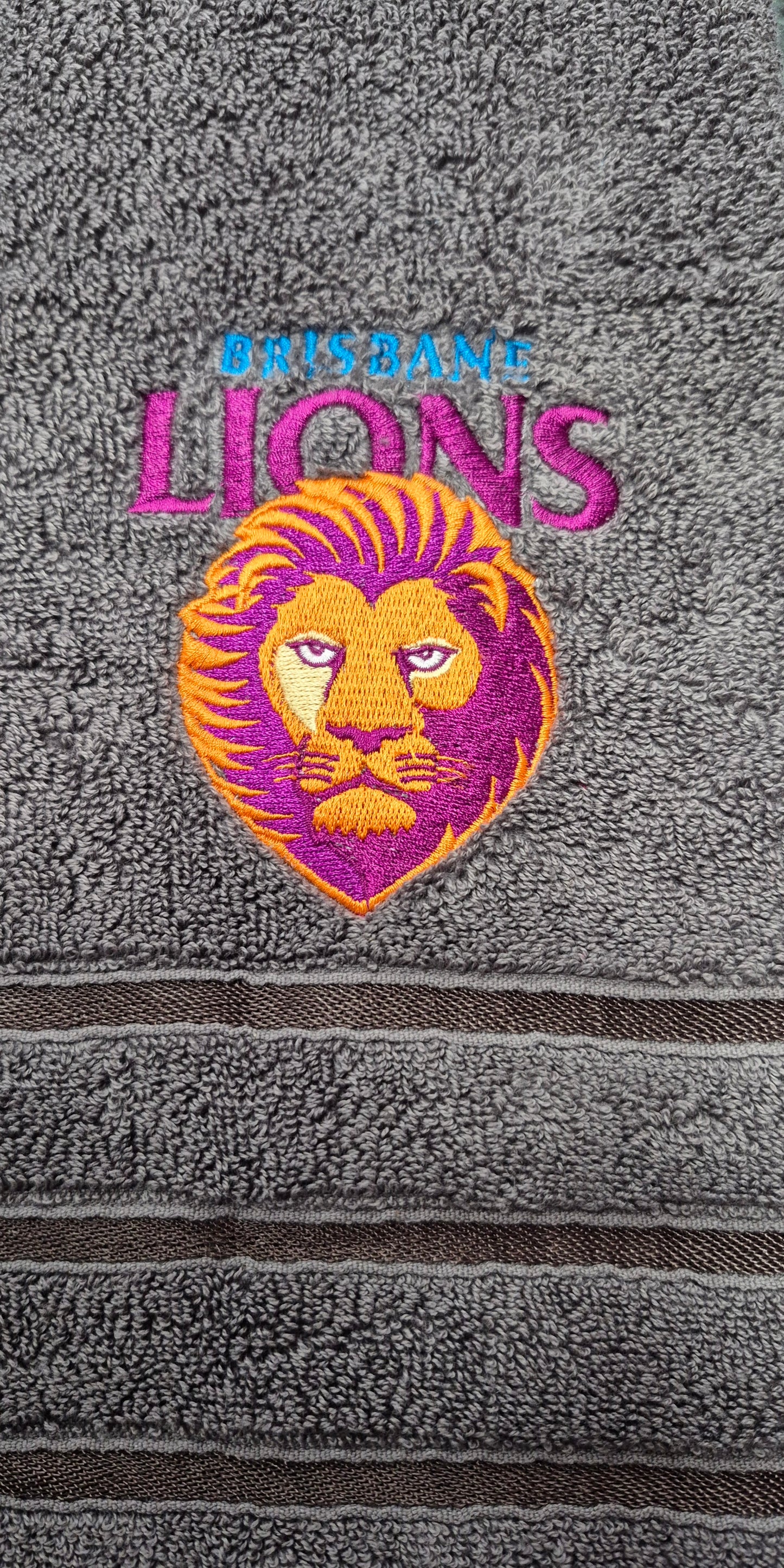Embroidered Hand Towels - Footy