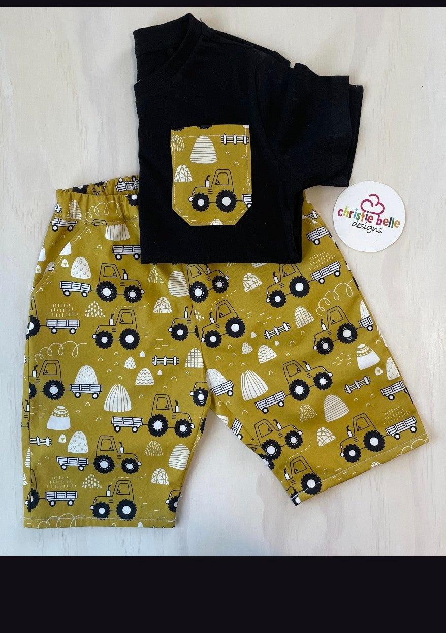 T-shirt and Short Set - Size 0