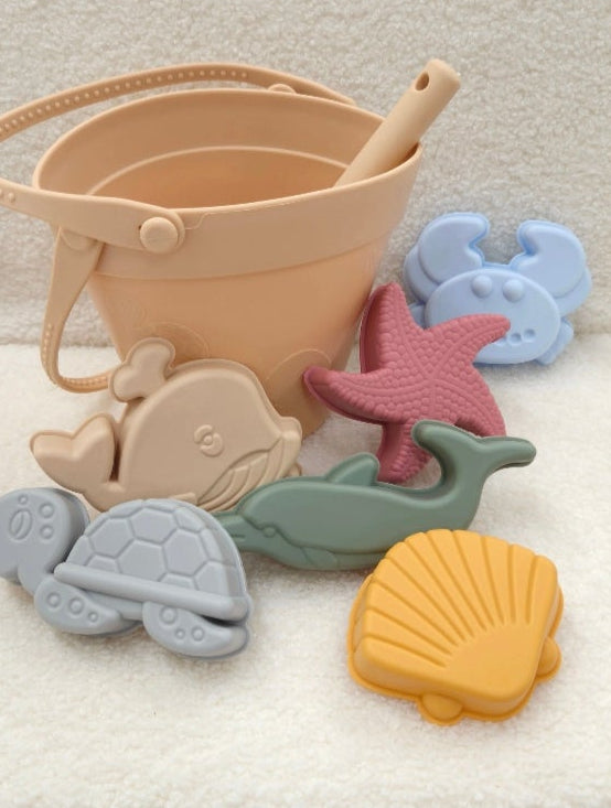 Silicone Sand Bucket Play Set