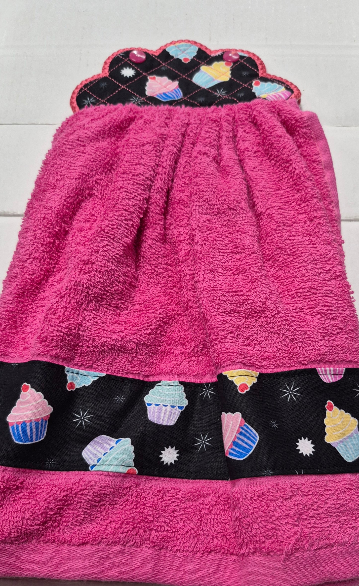 Quilted Top Hand Towels - Double Thickness