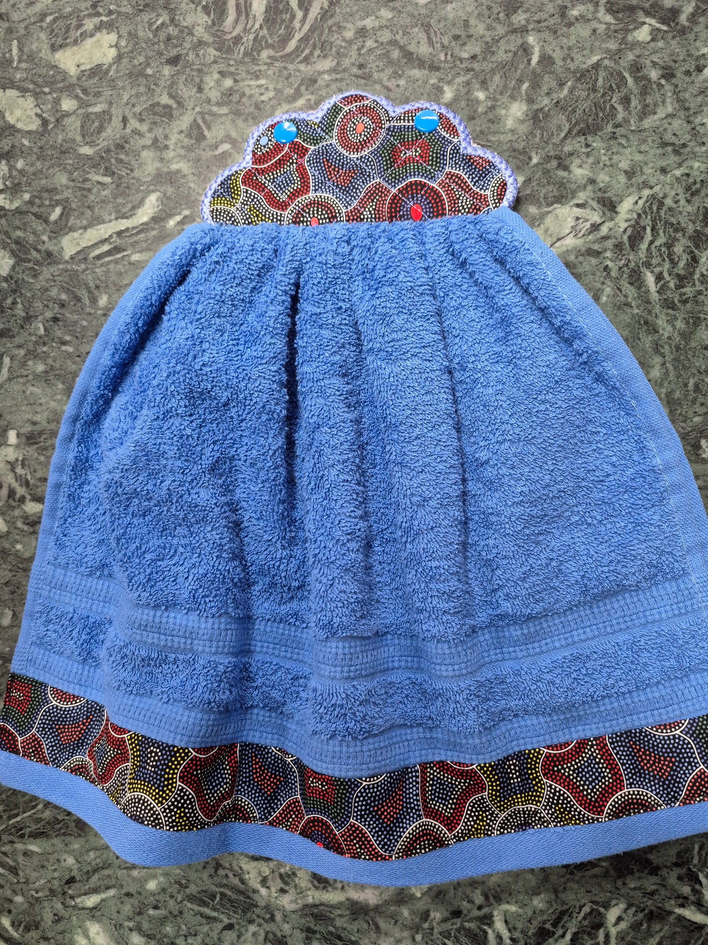 Quilted Top Hand Towels - Double Thickness