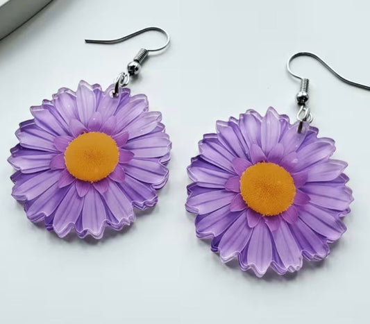 Flower Dangle earrings