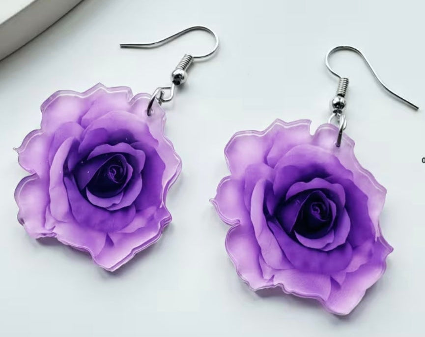 Flower Dangle earrings