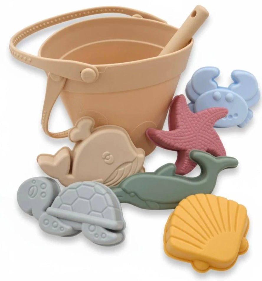 Silicone Sand Bucket Play Set
