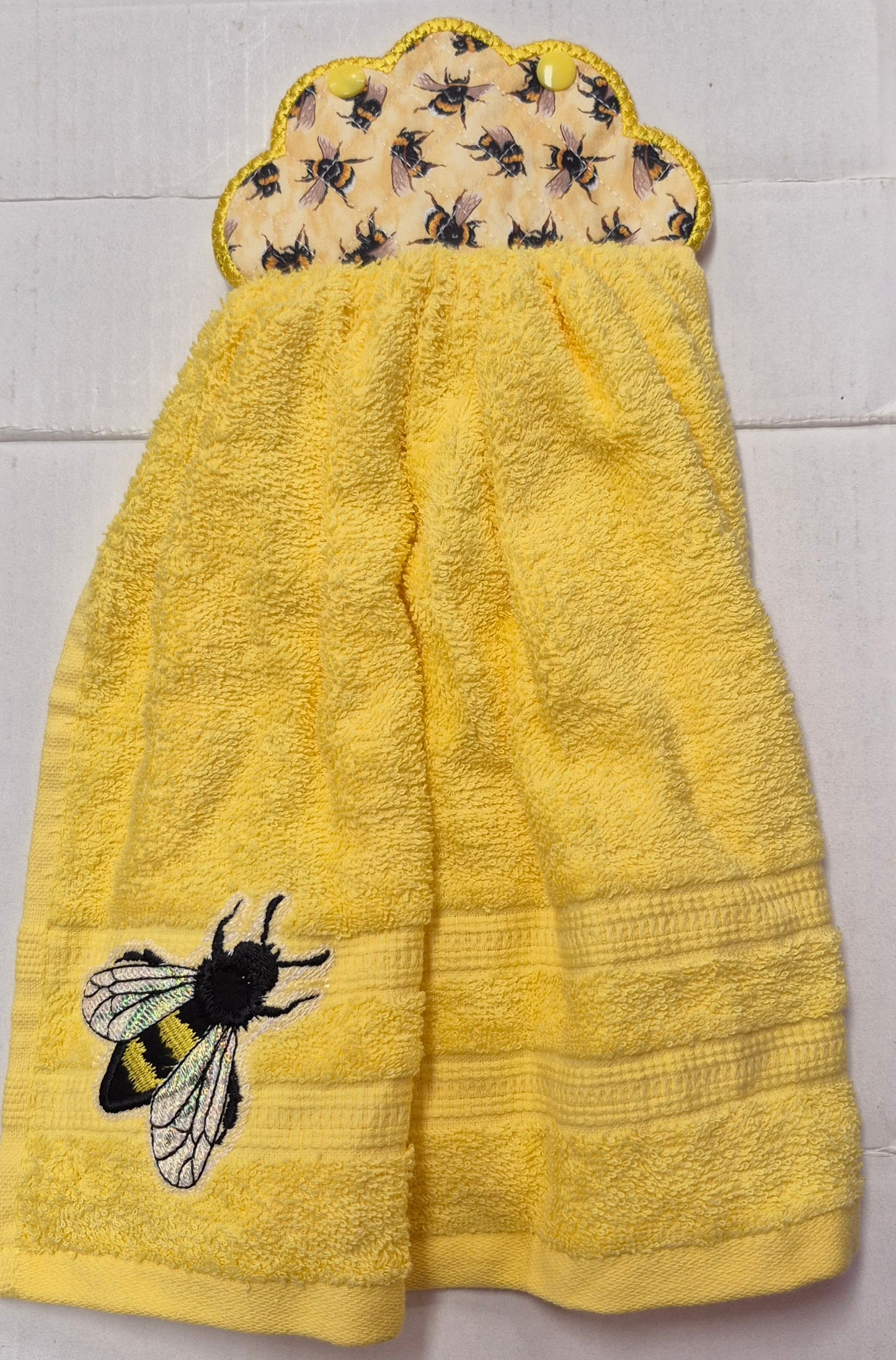 Quilted Top Hand Towels - Double Thickness