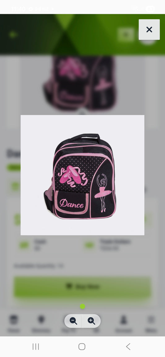 Kids Dance Back Pack