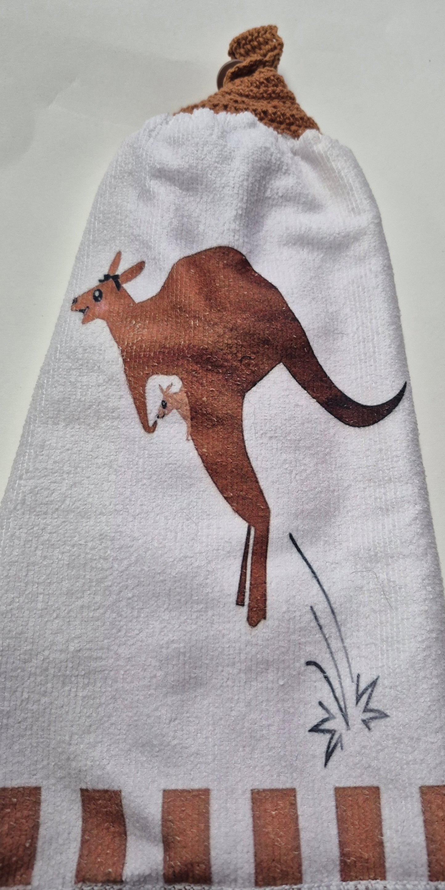 Printed Kitchen hand towels - Double - Australian Designs