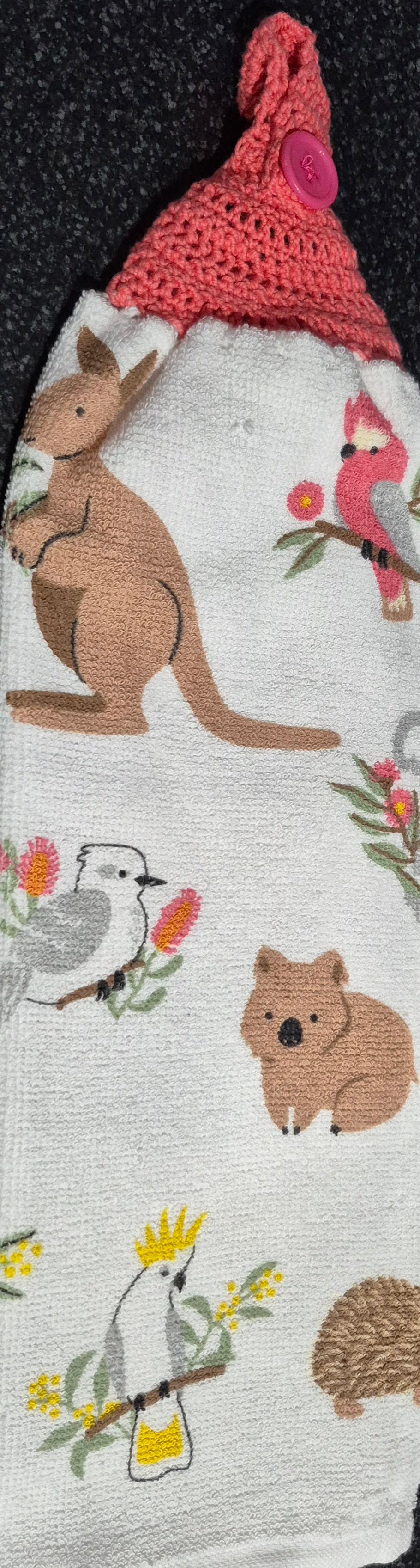 Printed Kitchen hand towels - Double - Australian Designs