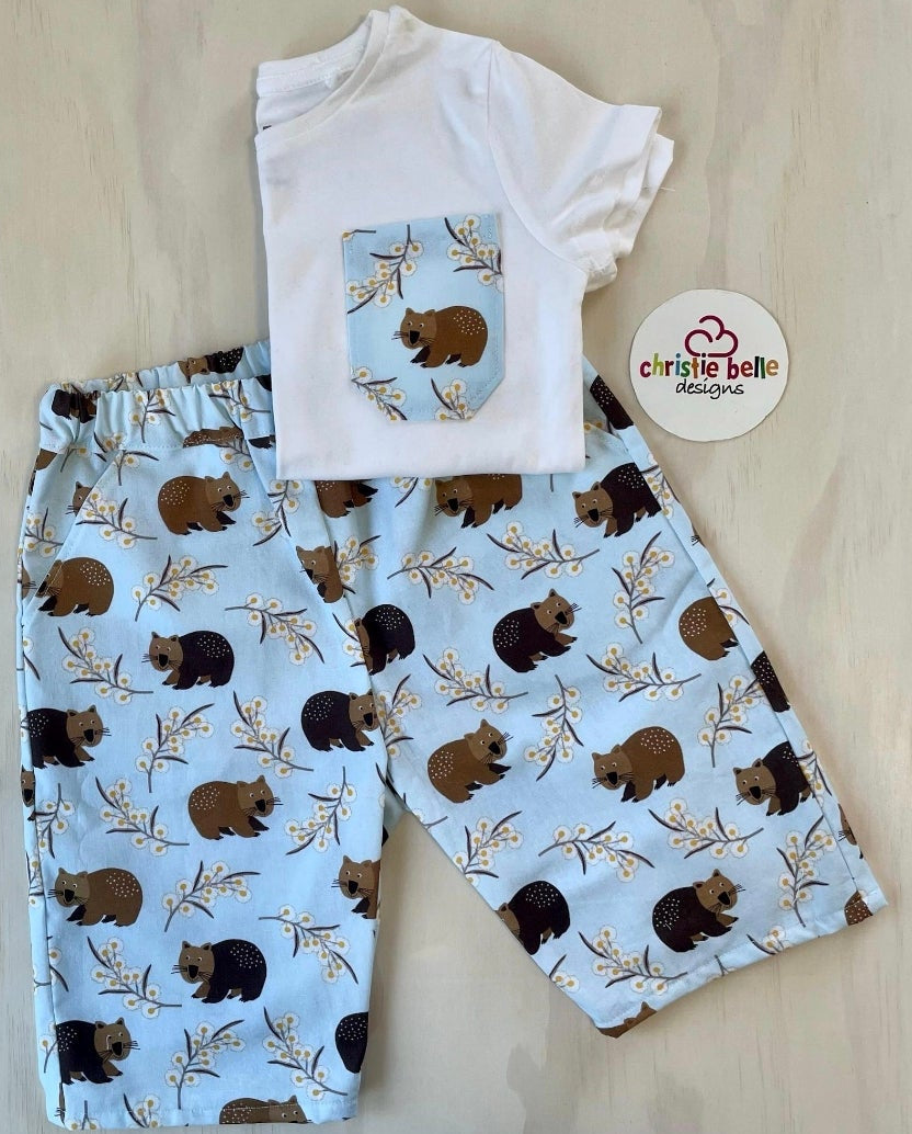 T-shirt and Short Set - size 2
