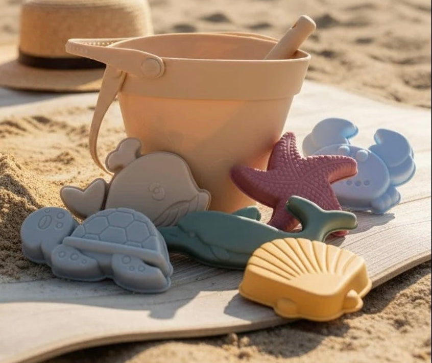 Silicone Sand Bucket Play Set
