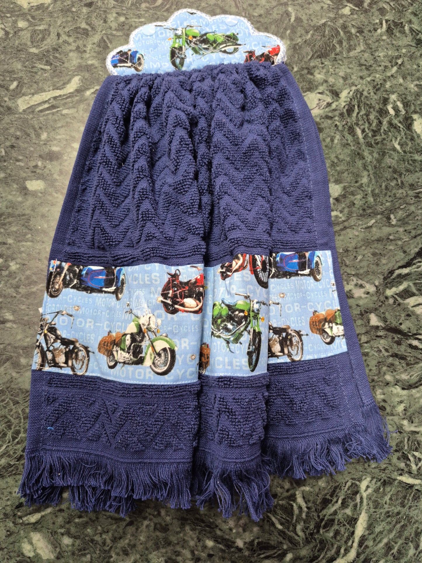 Quilted Top Hand Towels - Double Thickness