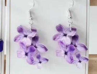 Flower Dangle earrings