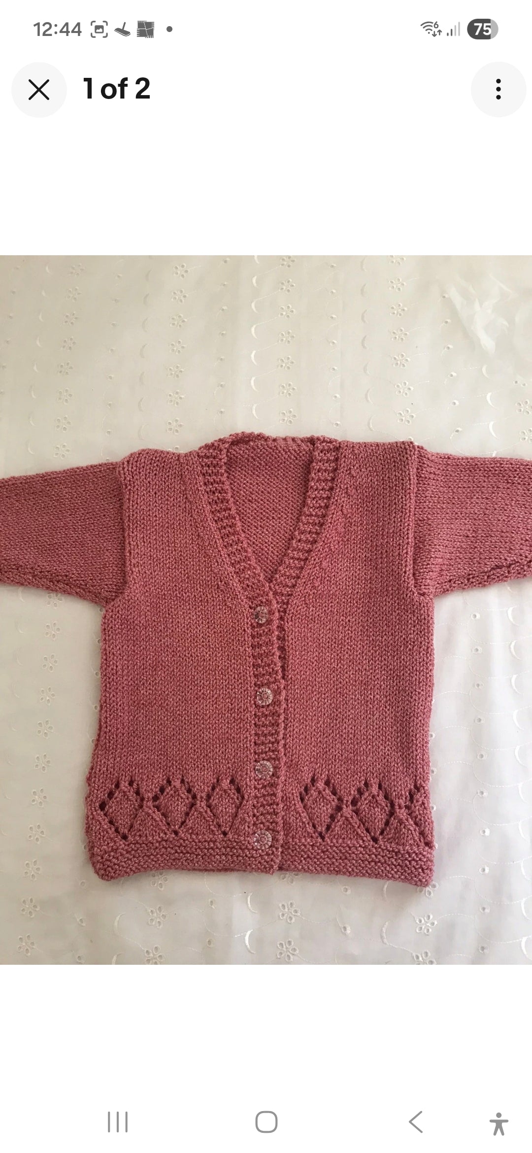 Hand Knitted Baby Cardigans