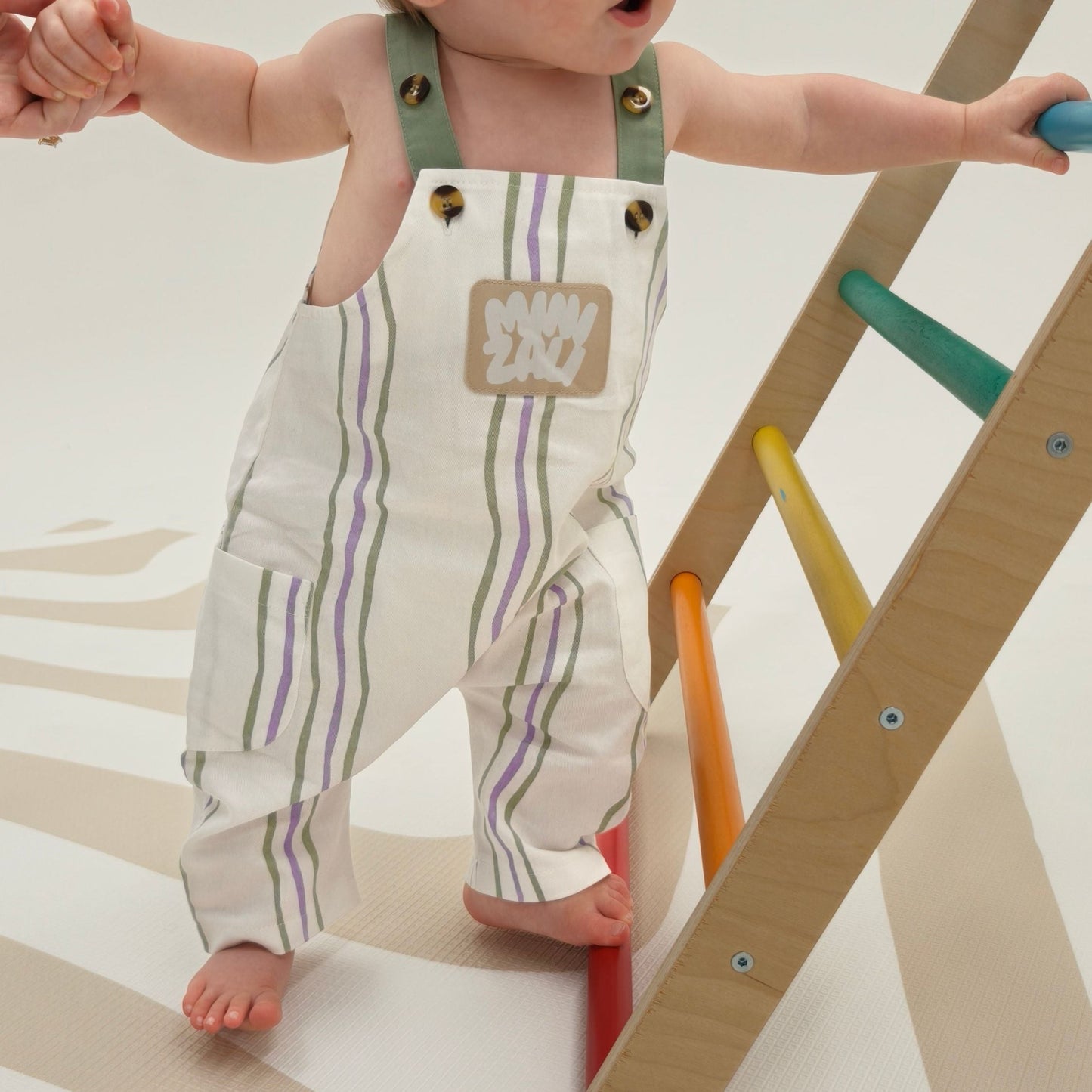 Baggy Zigzag Overalls