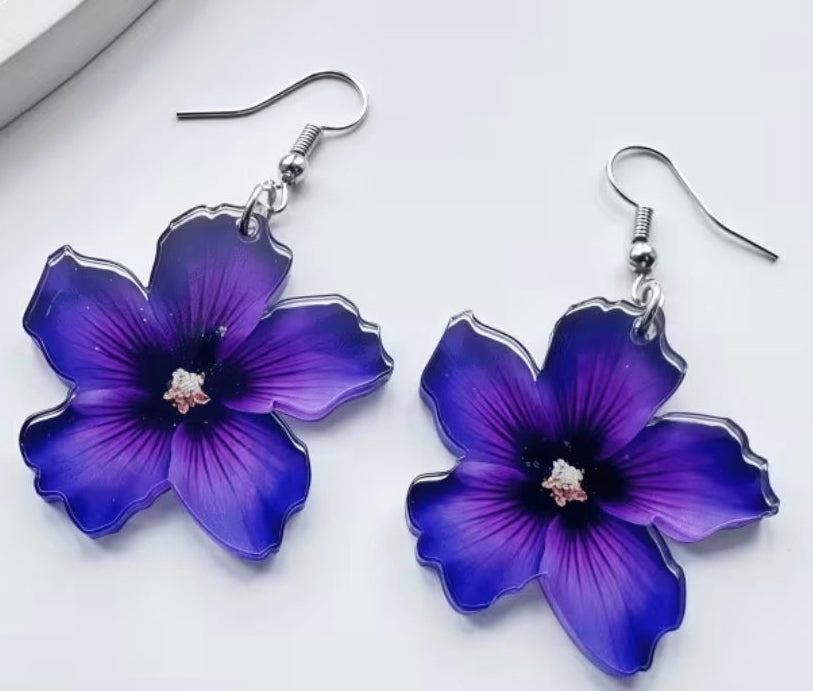Flower Dangle earrings