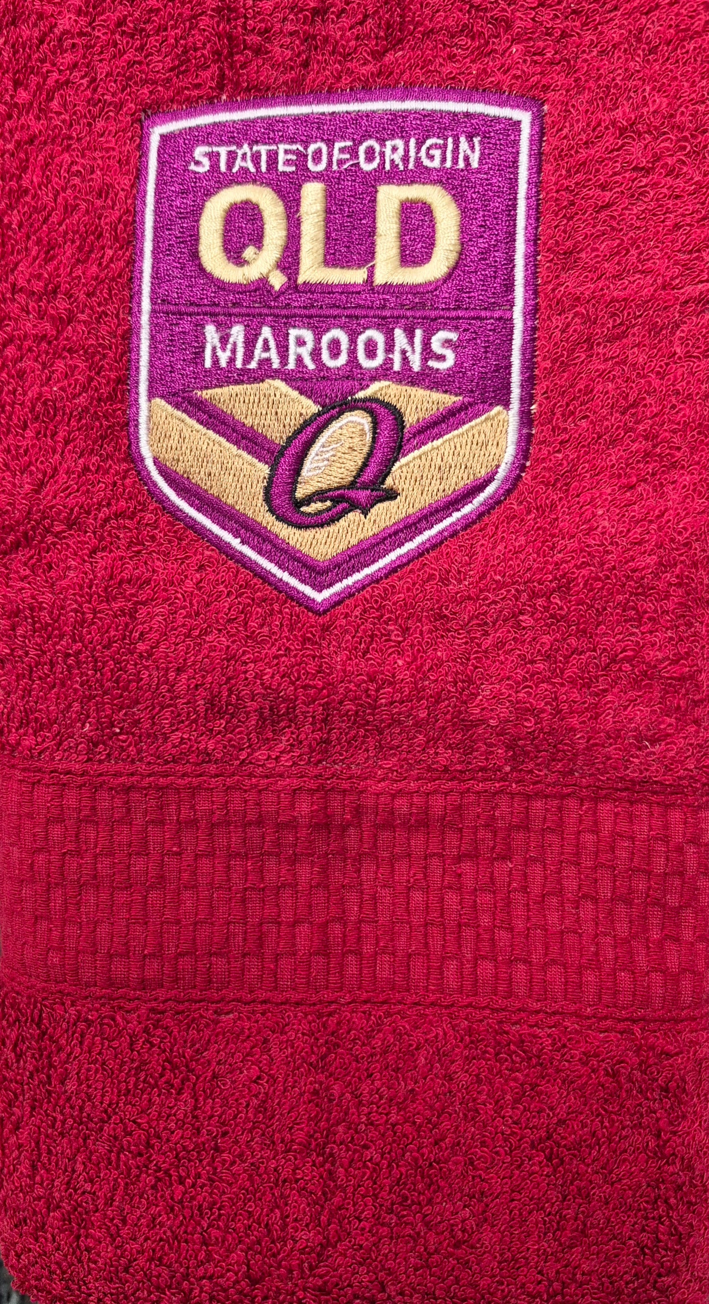 Embroidered Hand Towels - Footy