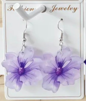 Flower Dangle earrings