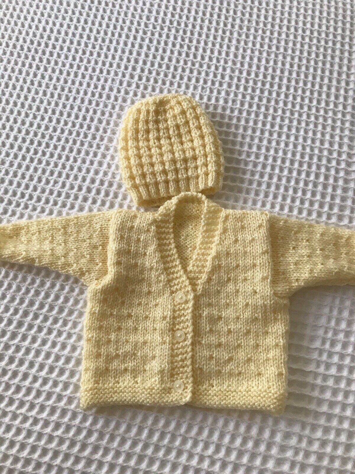 Baby Cardigan & Beanie set