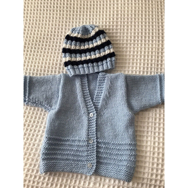 Baby Cardigan & Beanie set