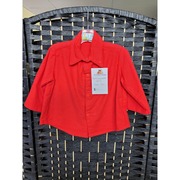 Boys Long Sleeve Shirts - Size 0000 - Aunty Beas Designs