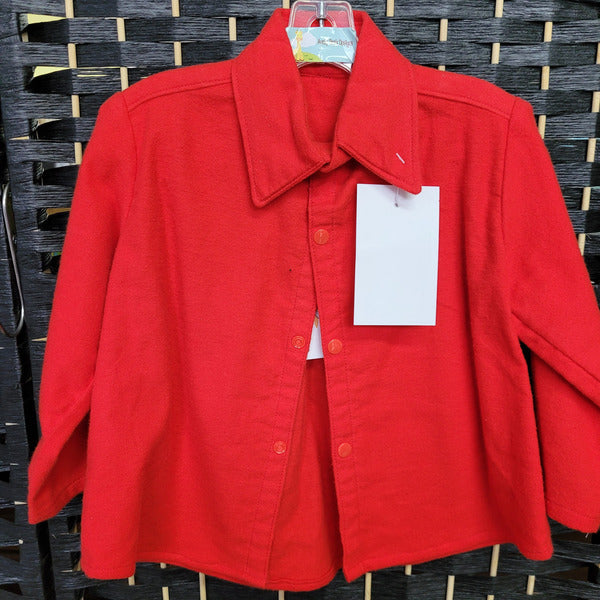 IN STOCK - Long Sleeve Boy's Shirt - Size 1 - Aunty Beas Designs