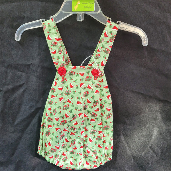 IN STOCK - Christmas Romper Size 0000 - Aunty Beas Designs