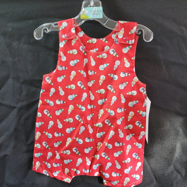 IN STOCK - Christmas Romper Size 0000 - Aunty Beas Designs