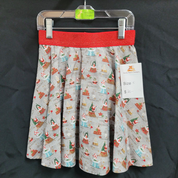 Christmas Skirt Size 5 - Aunty Beas Designs