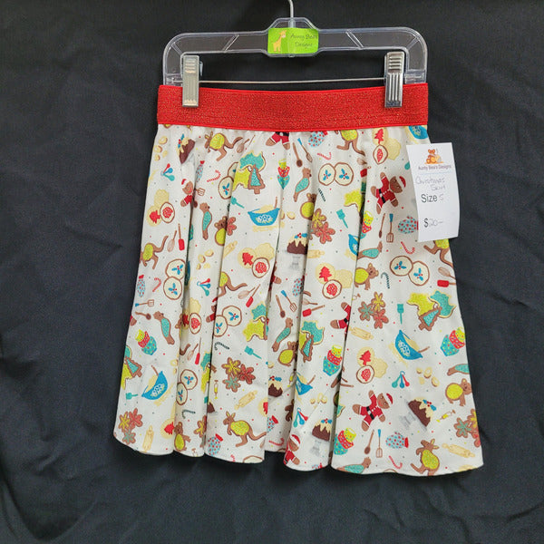 Christmas Skirt Size 5 - Aunty Beas Designs