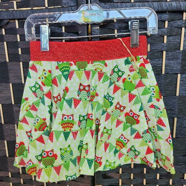 Girls Christmas Skirt Size 1