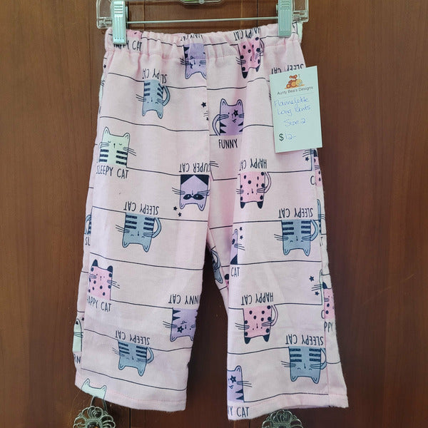 Flannelette Long Pants - Size 2