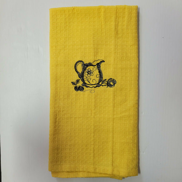 Embroidered Tea Towels - lot 2