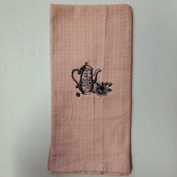 Embroidered Tea Towels - lot 2