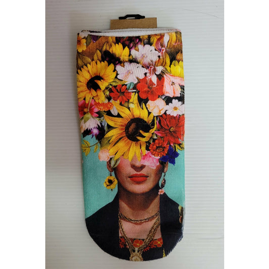 Frida Kahlo Ankle Socks (Frida Sunflower / Multi)