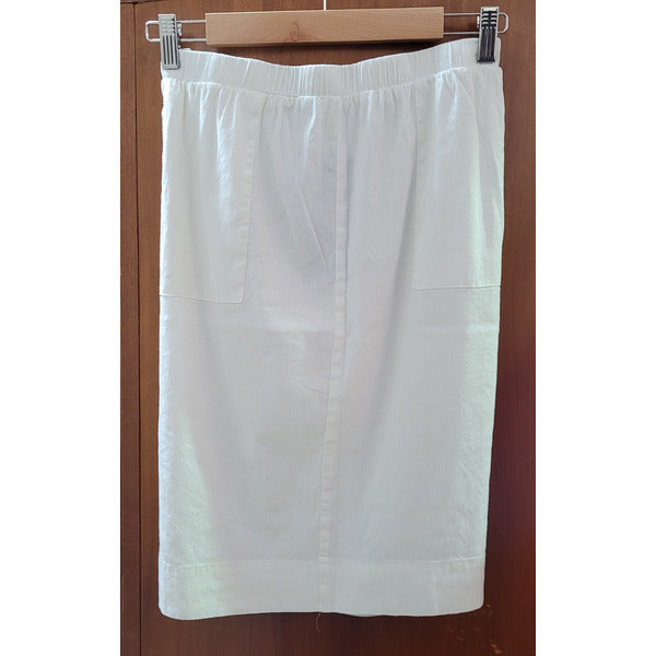 Ladies White Cotton Skirt