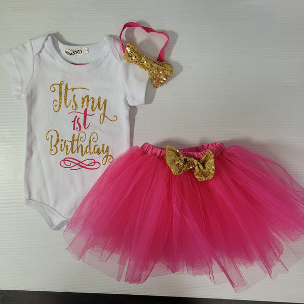 First "One" Birthday outfit