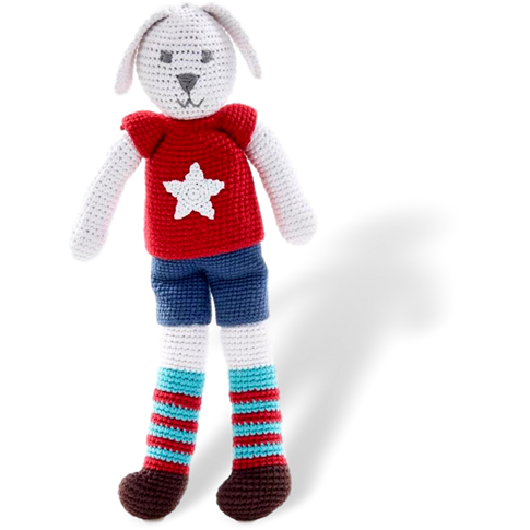 Knitted toy - Boy Bunny